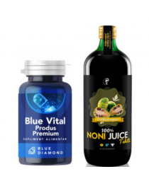 Blue Vital Premium + Noni Juice, Blue Diamond