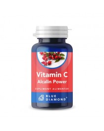 Vitamina C Alcalin Power - Vitamina C din ascorbat de calciu, maces si acerola, Blue Diamond